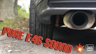 BMW E46 330ci m54 custom exhaustSOUNDS SOO GOOD [upl. by Kono251]