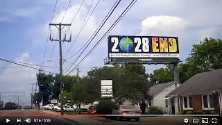 2028 End Billboard  205 Donelson Pike Nashville TN [upl. by Julio]