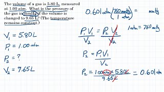 Boyles Law  Practice  2 [upl. by Notyard]