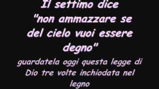 Il testamento di Tito testo  Fabrizio de André [upl. by Asirahc]