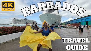 BARBADOS  BRIDGETOWN CITY TOUR  4K  2023 [upl. by Euqirat792]