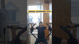 Muscle Activation  in pec deckchestworkoutshorts viralshortgymgymworkoutfitnessfitandgenius [upl. by Eudosia6]