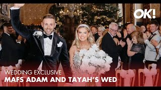 Inside MAFS stars Adam and Tayahs stunning Christmas wedding [upl. by Syla]