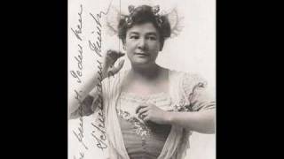 Madame Ernestine Schumann Heink sings Glucks beautiful Que faro senza Euridicequot In German 1907 [upl. by Elana]