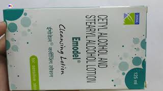 Emodel Cleansing Lotion  Cetyl Alcohol amp Stearyl Alcohol  Emodel Facewash  Emodel Cleansing Face [upl. by Aerdna]