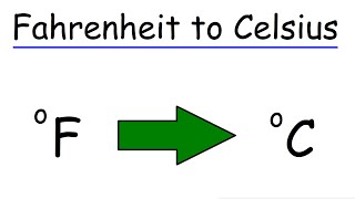 How To Convert Fahrenheit To Celsius [upl. by Yliab338]