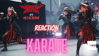 BabyMetal  Karate ft Metalverse Reaction  BabyMetal Begins [upl. by Lyrej]