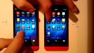 BlackBerry Z10  STL1001 VS STL1002 [upl. by Fawcett659]