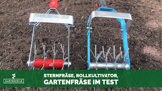 Sternfräse  Rollkultivator  Gartenfräse im Test  Das Multifunktionstool für den Garten [upl. by Adel]