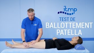 Test de Ballottement de la Patella [upl. by Kred]