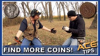 Find More Coins Garrett ACE Detecting Tips [upl. by Oryaj]