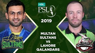 Match 10 Full Match Highlights Multan Sultans Vs Lahore Qalandars  HBL PSL 4  HBL PSL 2019  MA2 [upl. by Ehcram]