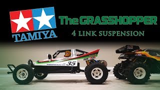 Tamiya grasshopper with 4link suspension in the forest [upl. by Jabe]