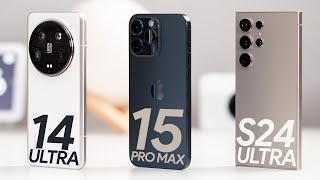 iPhone 15 Pro Max vs Samsung Galaxy S24 Ultra vs Xiaomi 14 Ultra ¿el mejor móvil del mercado [upl. by Maureen]