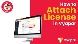 How to Attach License in Vyapar I Vyapar App me License kese attach kare I Desktop [upl. by Salbu]