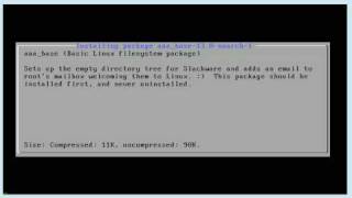 Installing Absolute Linux 13 RC2 [upl. by Acinad]