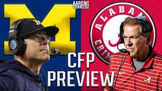 Alabama vs Michigan Preview  College Football Playoff First Look [upl. by Macgregor]