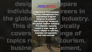 Diploma in International Tourism Management in Islamabad Pakistan [upl. by Ainelec440]