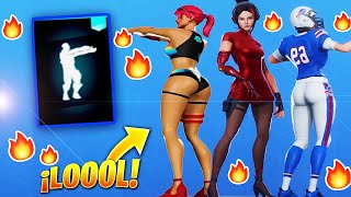 👉LAS 5 SKINS FEMENINAS DE FORTNITE CON UN GRAN quotCULTURISMOquot CON EL NUEVO BAILE quotESTILO NINJAquot🔥 [upl. by Thatcher158]