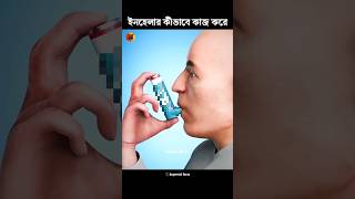 ইনহেলার কীভাবে কাজ করে  How the inhaler works  shorts [upl. by Aneehsat]