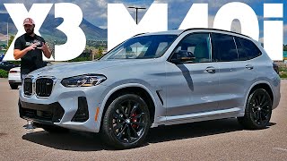 2023 BMW X3 M40i  Do you REALLY need an X3 M Comp [upl. by Ferrell697]