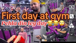 First day at gym gym gyangaming gymlife planetfitness [upl. by Alig13]