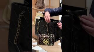 What Fits Inside Tory Burch Fleming Leather Tote Bag [upl. by Nanoc939]