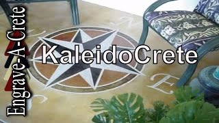 KaleidoCrete Concrete Engraving System From EngraveACrete [upl. by Lanfri]