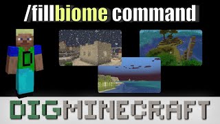 How to use the fillbiome command in Minecraft [upl. by Eille515]