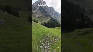 Blick auf den Schwarzsee swissmonamour djidrone suisse schwarzsee [upl. by Adolpho]