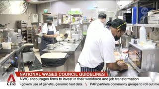 National Wages Council recommends at least S100 pay rise for lowerwage workers in coming year [upl. by Coral]