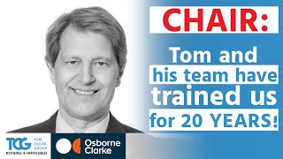 CHAIR Osborne Clarke “TOG has trained us for 20 years” [upl. by Llenrac179]