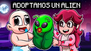 ADOPTAMOS un ALIEN en MINECRAFT 😍 BEBE NOOB Y BEBE NOOBSI [upl. by Hannie]