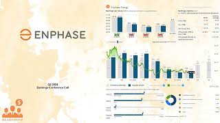 ENPH Enphase Energy Q2 2024 Earnings Conference Call [upl. by Nimesay]