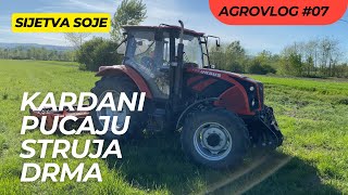 Katastrofa trese struja kardani pucaju SIJETVA SOJE AGROVLOG 07 [upl. by Reneta]