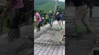 We pour concrete with the most advanced modern machines Builder Vietnambuilder concreting shots [upl. by Segalman252]