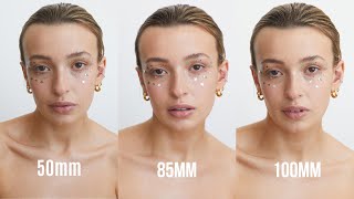 50mm vs 85mm vs 100mm  What Lens Should You Buy for Beauty Portraits Focal Length Comparison [upl. by Islaen216]