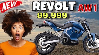 New Revolt AW1 electric motorcycle details leaked launch tomorrow  Revolt Aw [upl. by Diella]