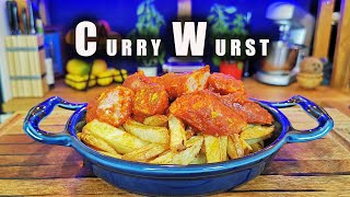 Kasekrainer Curry Wurst cu Cartofi Prajiti [upl. by Ran]