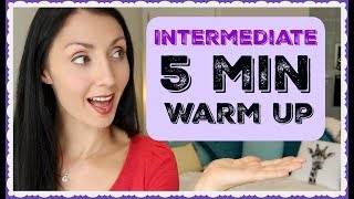 INTERMEDIATE 5 Minute Vocal Warm Up ALL VOICE Types [upl. by Rozek]