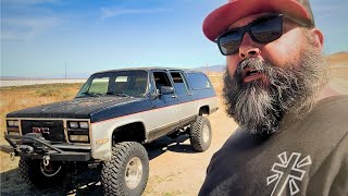 My Squarebody Chevy Suburban Project 4X4 Hits The Road Future RustedRanch Projects [upl. by Vacla]