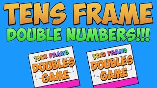 Tens Frame Double Numbers [upl. by Ieso]