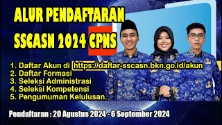 ALUR PENDAFTARAN SSCASN 2024 CPNS [upl. by Winola]