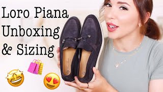 LORO PIANA SUMMER CHARMS WALK LOAFERS UNBOXING SIZING amp REVIEW  Sibylla Mirage [upl. by Nedac207]