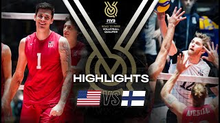 🇺🇸 USA vs 🇫🇮 FIN  Highlights  Mens OQT 2023 [upl. by Neirol905]