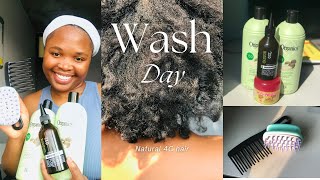 My wash day routine for healthy natural hair [upl. by Rollet80]