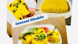 Instant Dhokla  Ready in just 4 minutes  Khaman Dhokla  Quick Dhokla Recipe  Microwave Recipe [upl. by Naillimixam107]