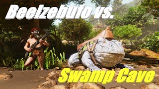 Ark Survival Ascended Swamp Cave versus Beelzebufo [upl. by Anilyx]