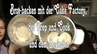 Brot Backen mit Tefal Cake Fatory und der Krups Prep amp Cook vs Normal Kneten und Backofen [upl. by Seuqram]