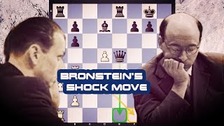 A move out of nowhere  Mikenas vs Bronstein  USSR Championship 1965 [upl. by Beane43]